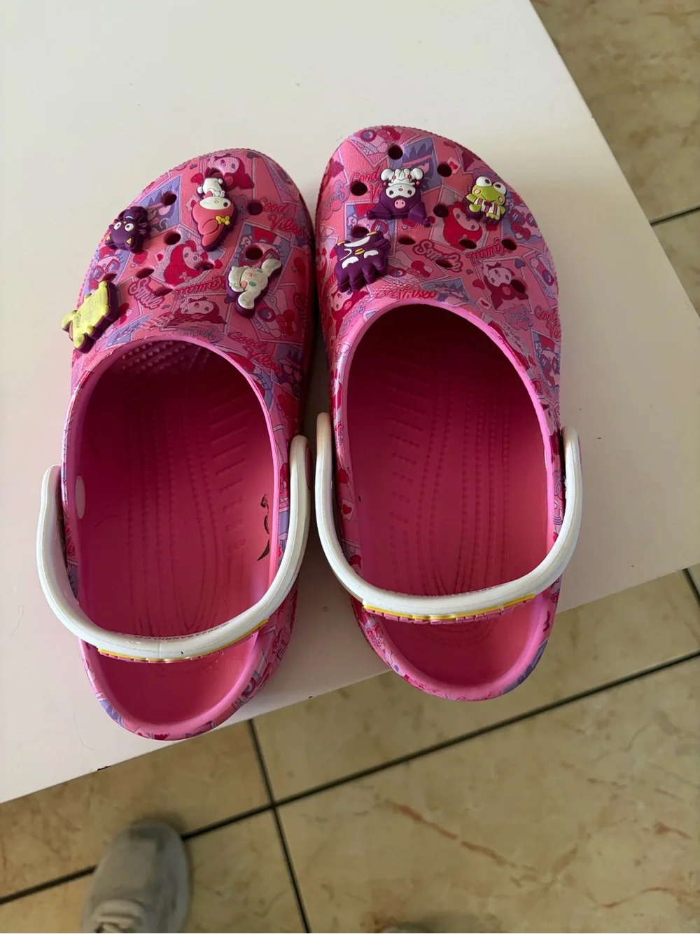 CROCS Hot Pink Kids' Slip-On Clog